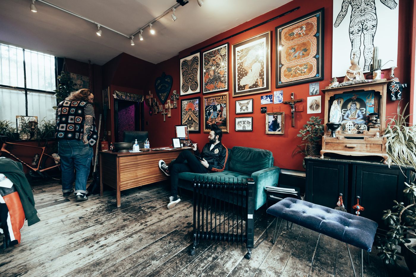 The red room.
