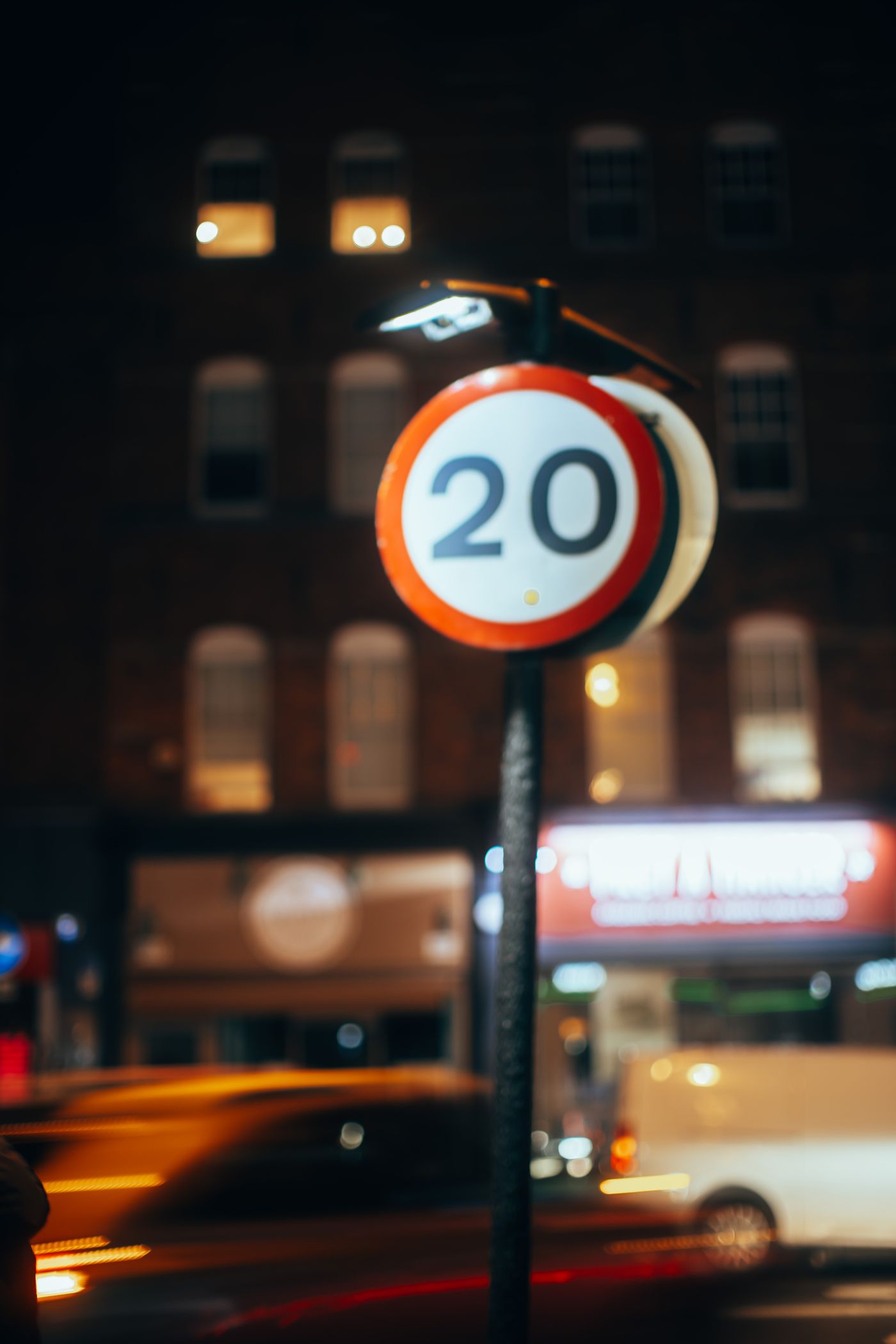 Twenty, after dark.