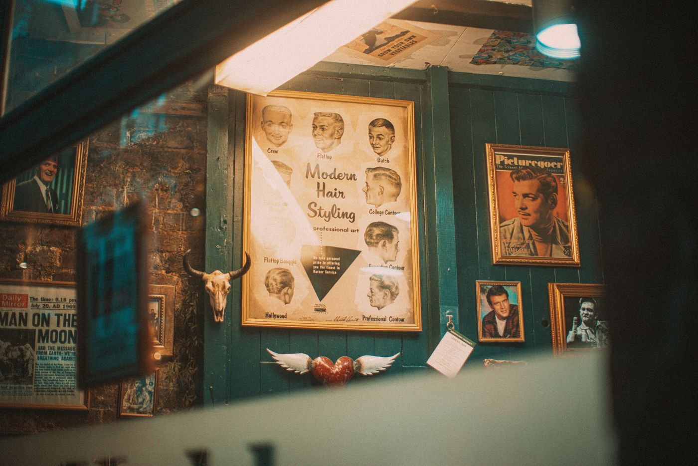 Modern hair styling, from another era.