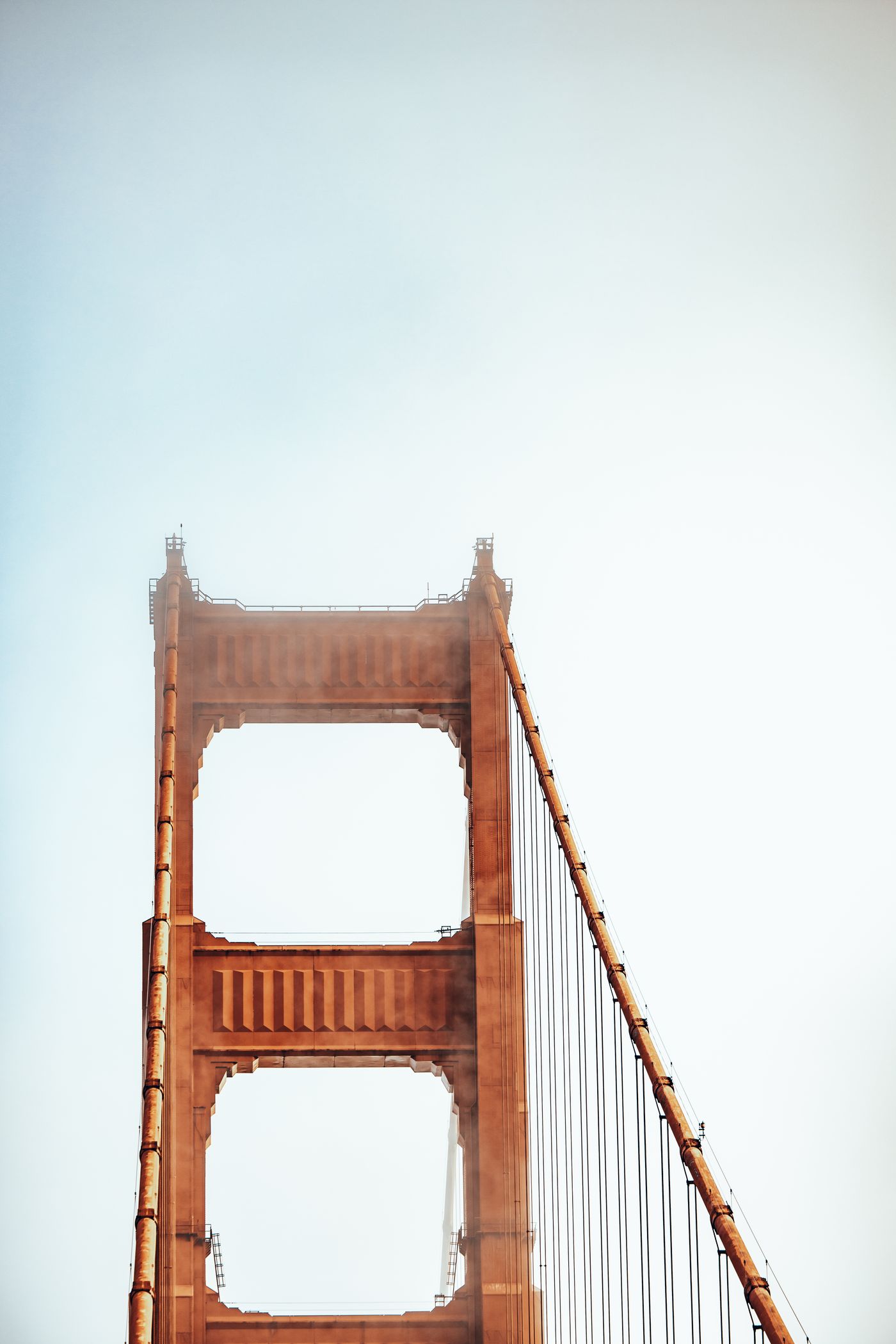 Fog, Concrete and a Red Bridge — photo 47