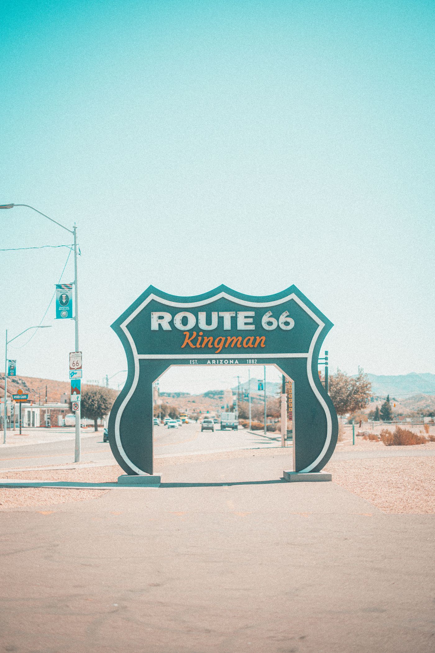 A gate made of a road sign.