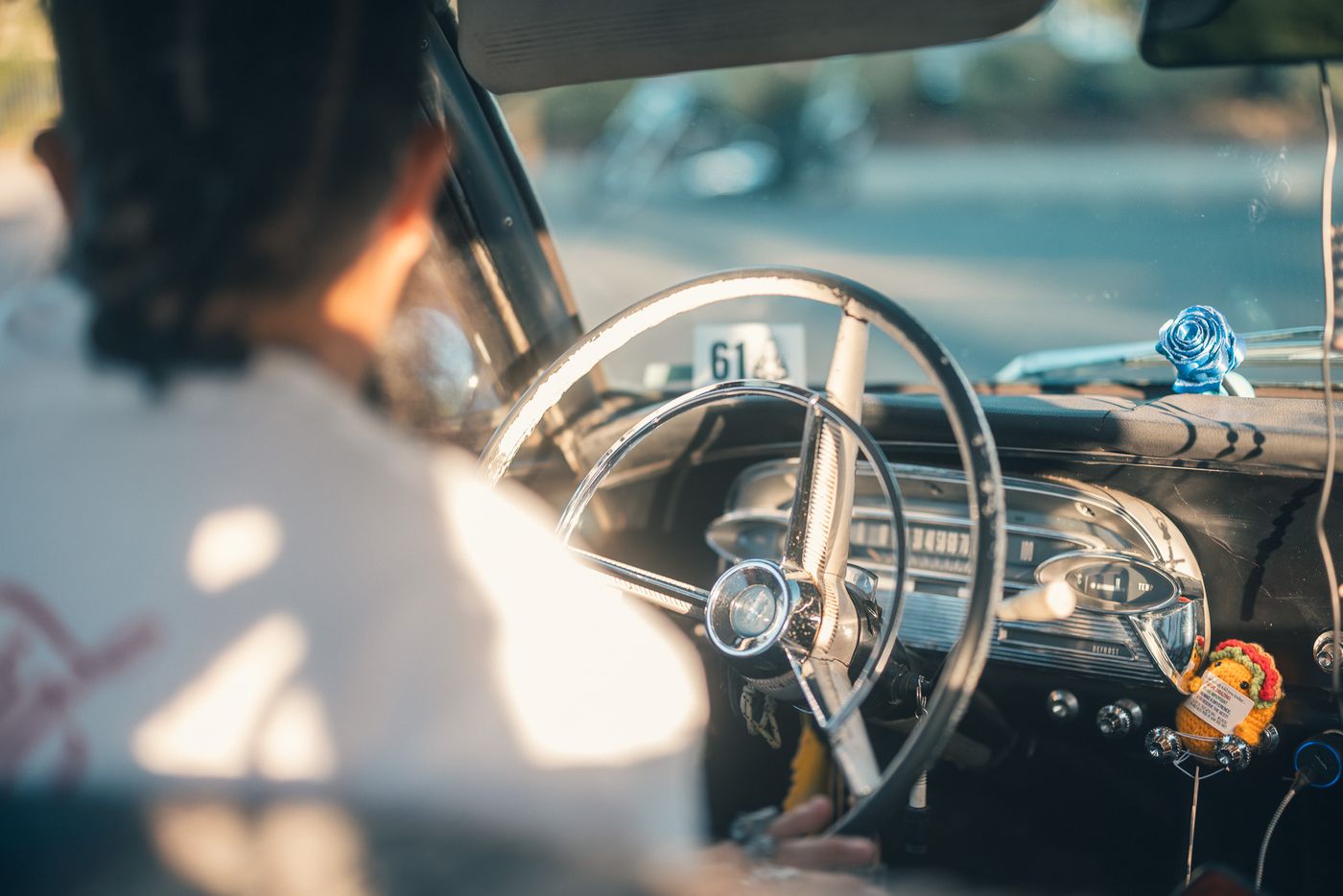 Back behind the wheel.