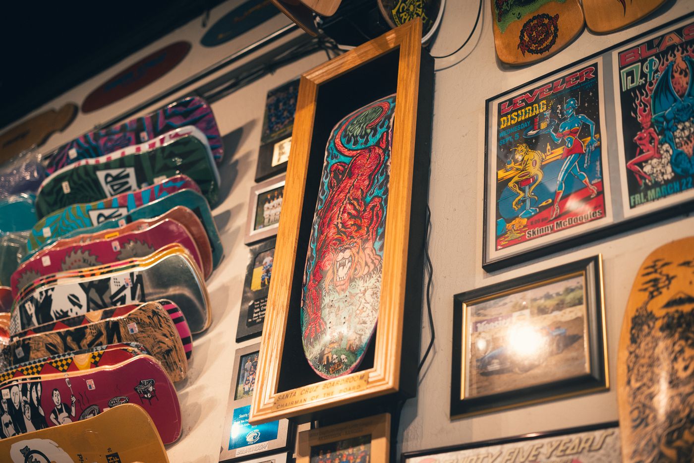 Framed and kept.