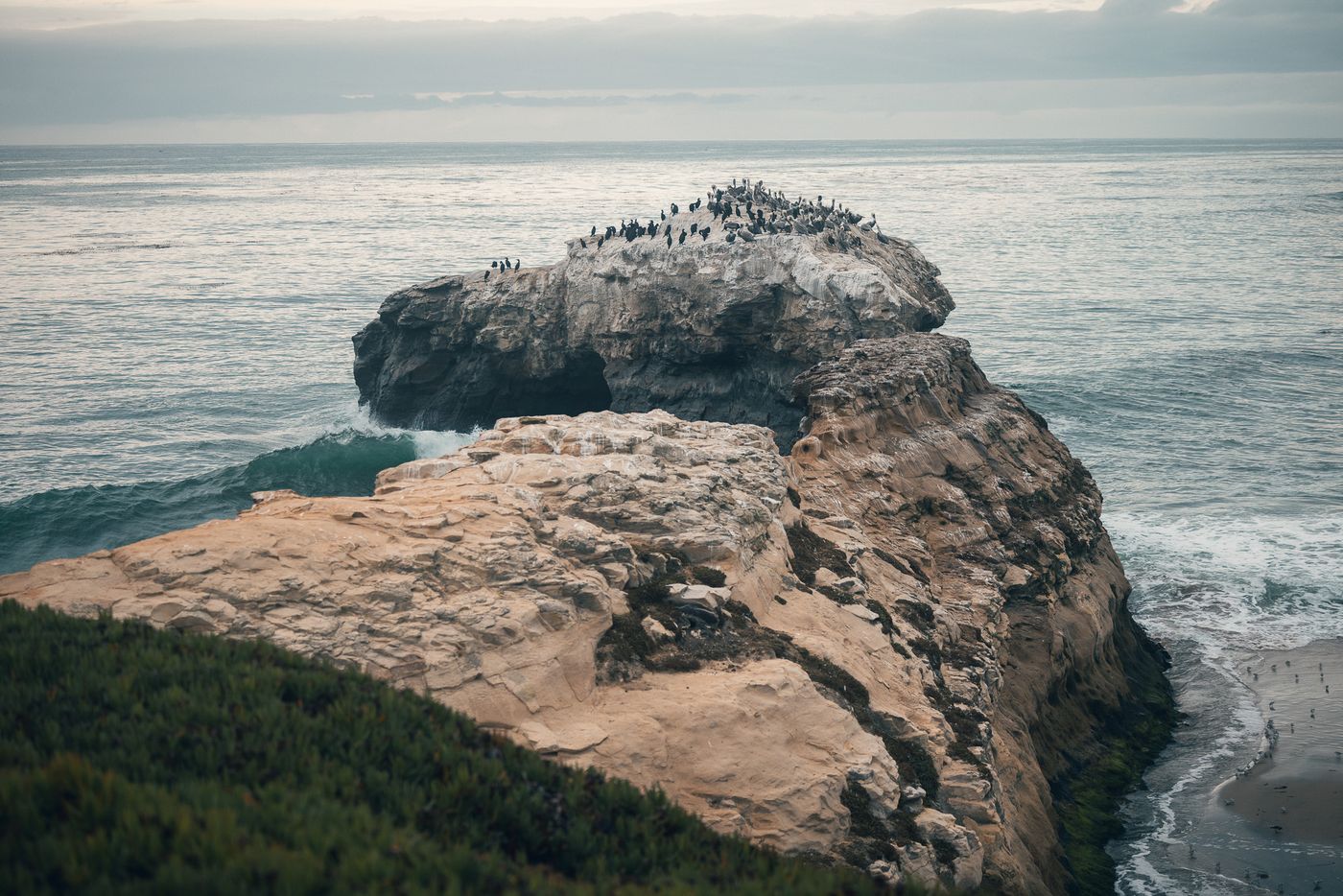 The arch, from above.