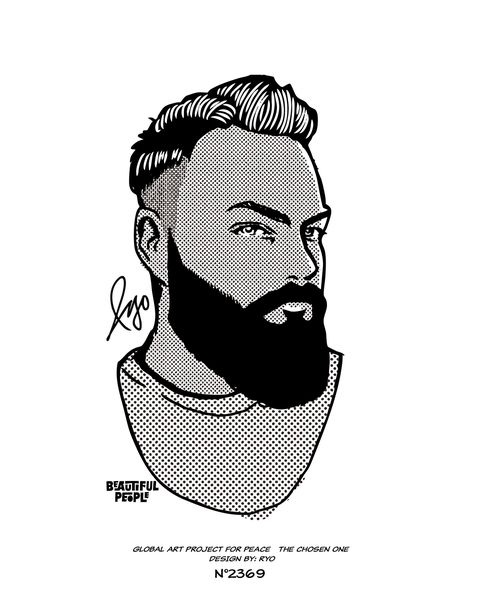 BBrthr portrait illustration (2025)